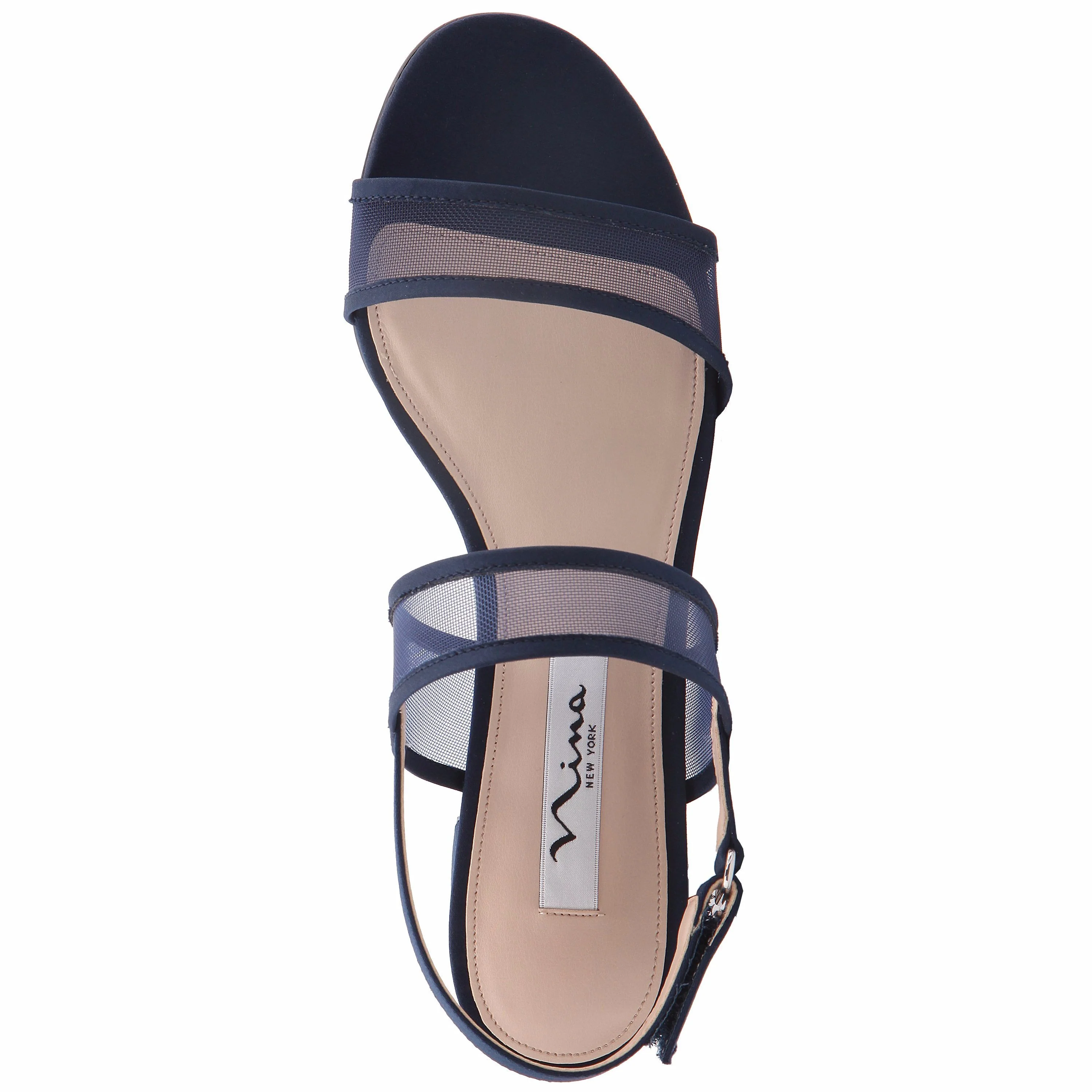 GANICE-NEW NAVY LUSTER SATIN NAVY MESH - Image 6