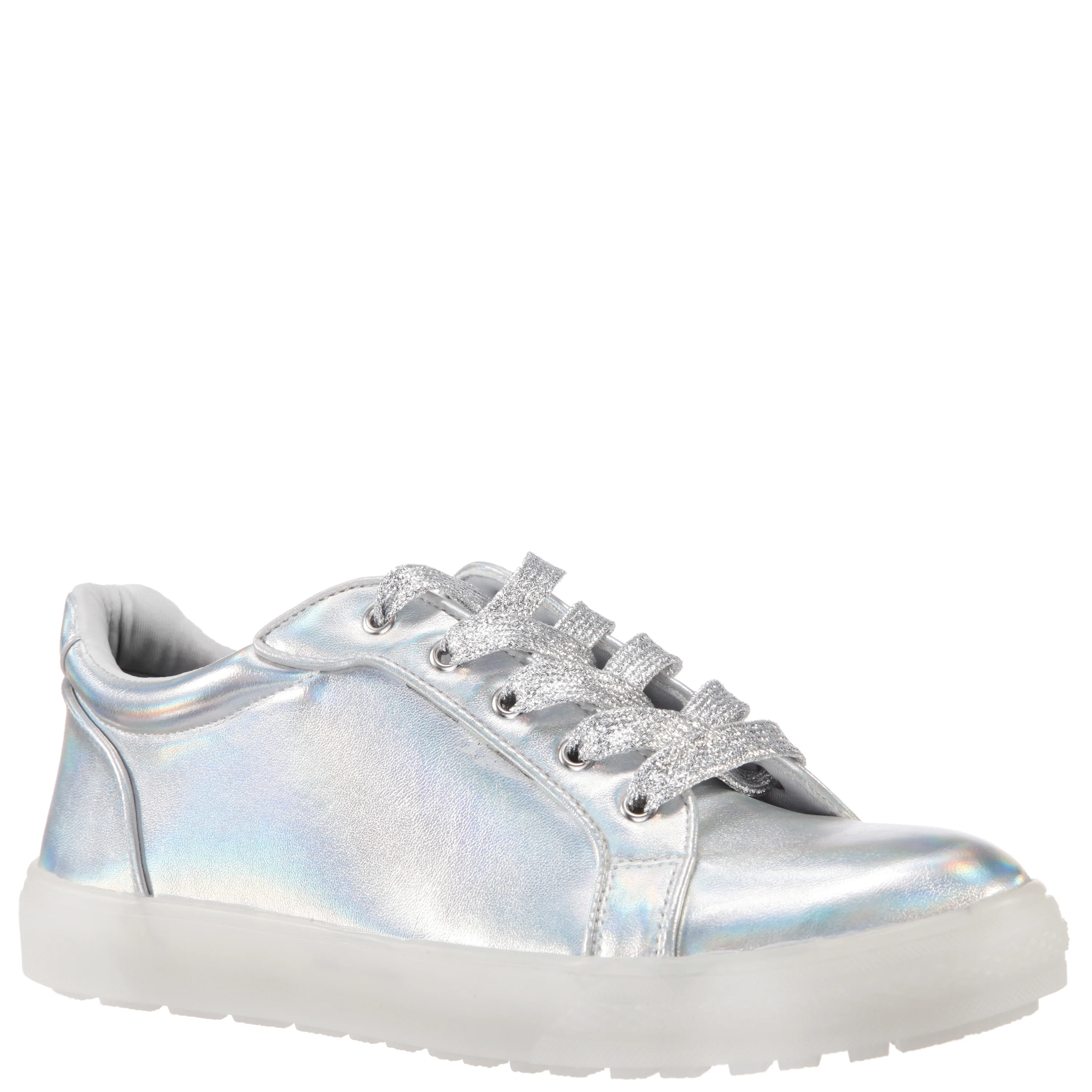 MANGO-SILVER PRISMATIC NAPPA PU